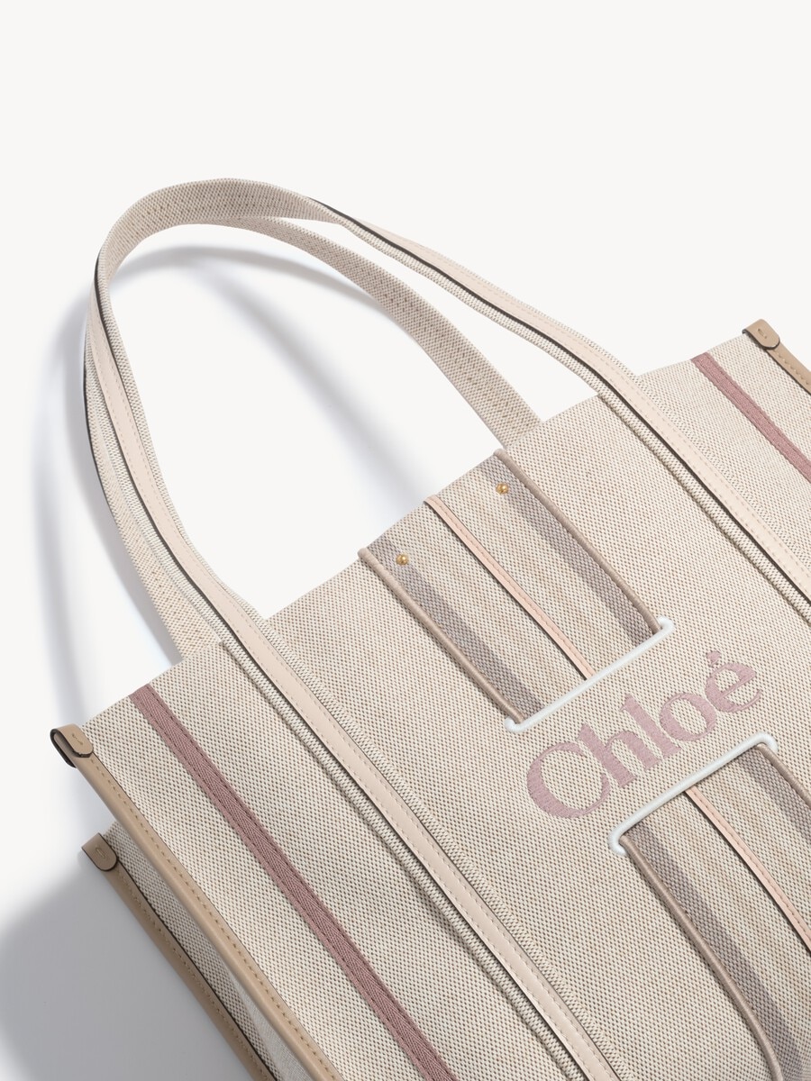 Woody Loop tote bag in canvas - 7