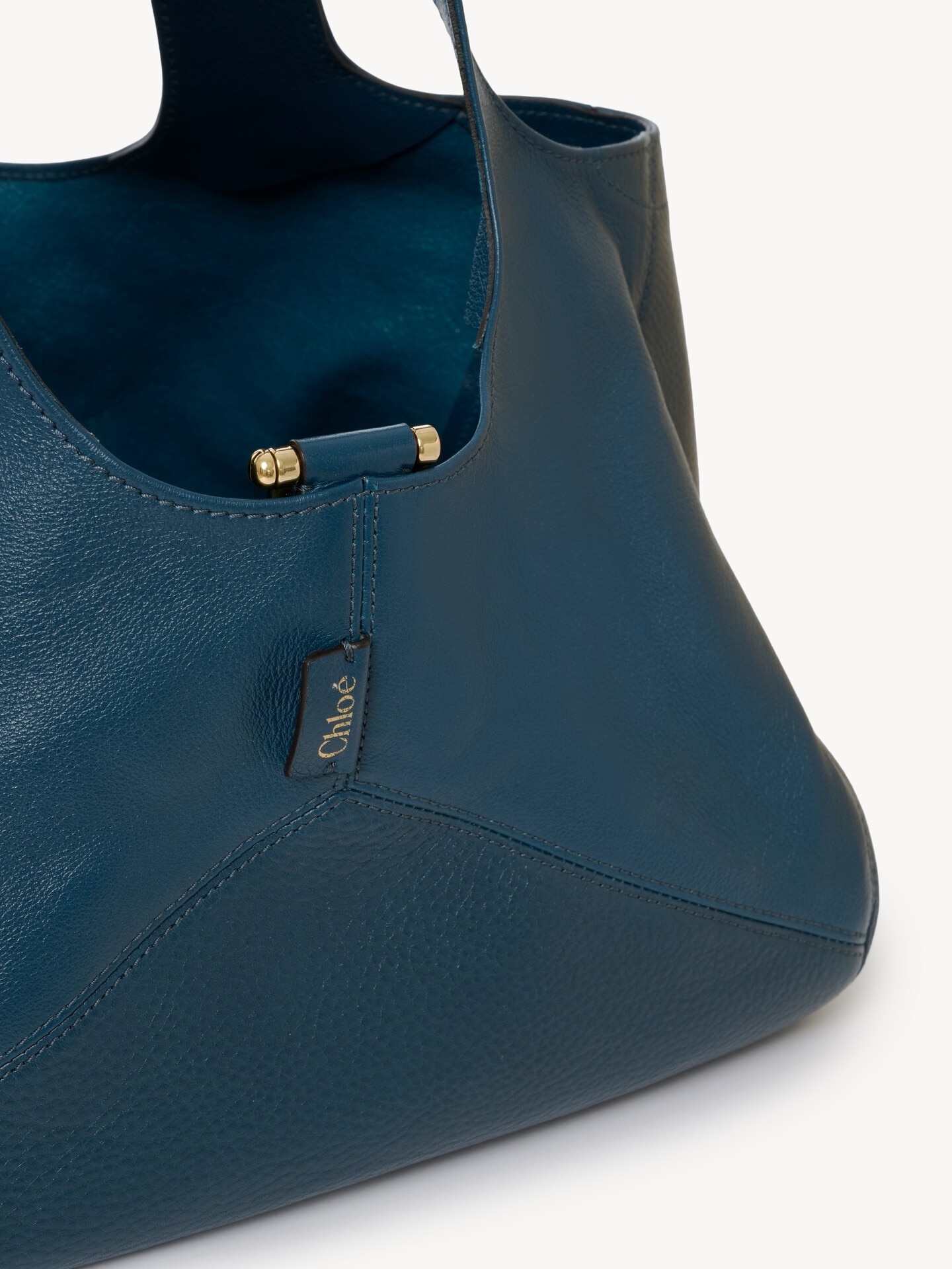 Sac cabas east-west Chlo&eacute; Balloon en cuir grain&eacute; - 6