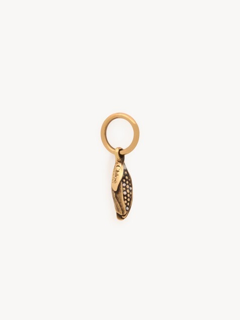 Corn charm in brass