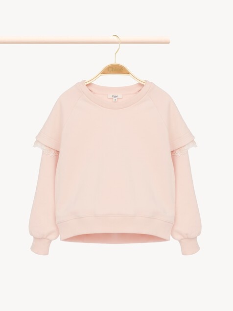 Sweat &agrave; volants enfant