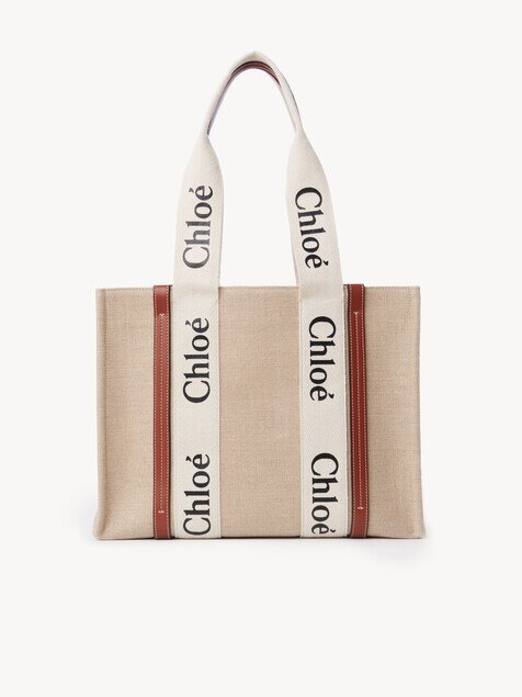 Tote bag Woody in lino