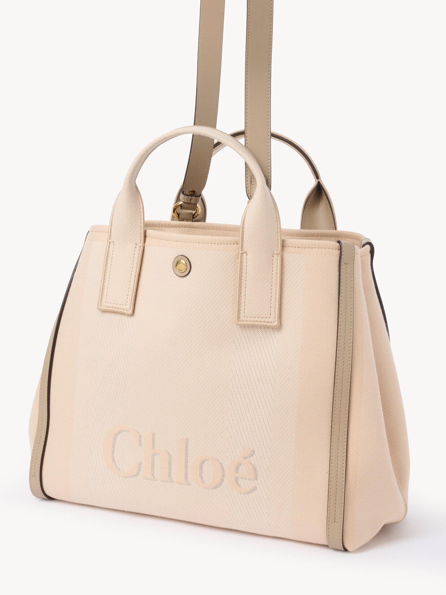 Chlo&eacute; Carry tote bag in canvas - 4