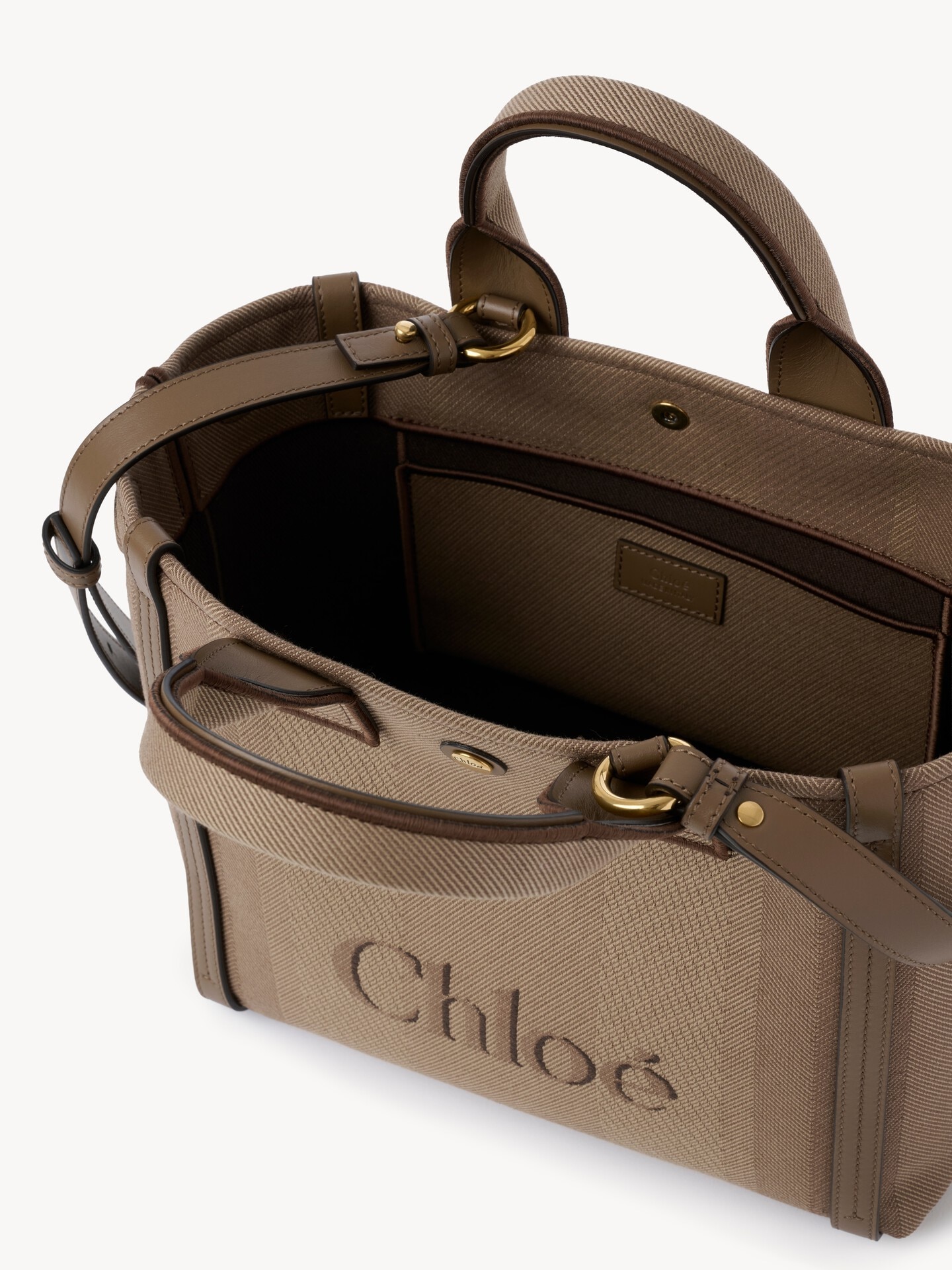 Small Chlo&eacute; Carry tote bag in canvas - 6