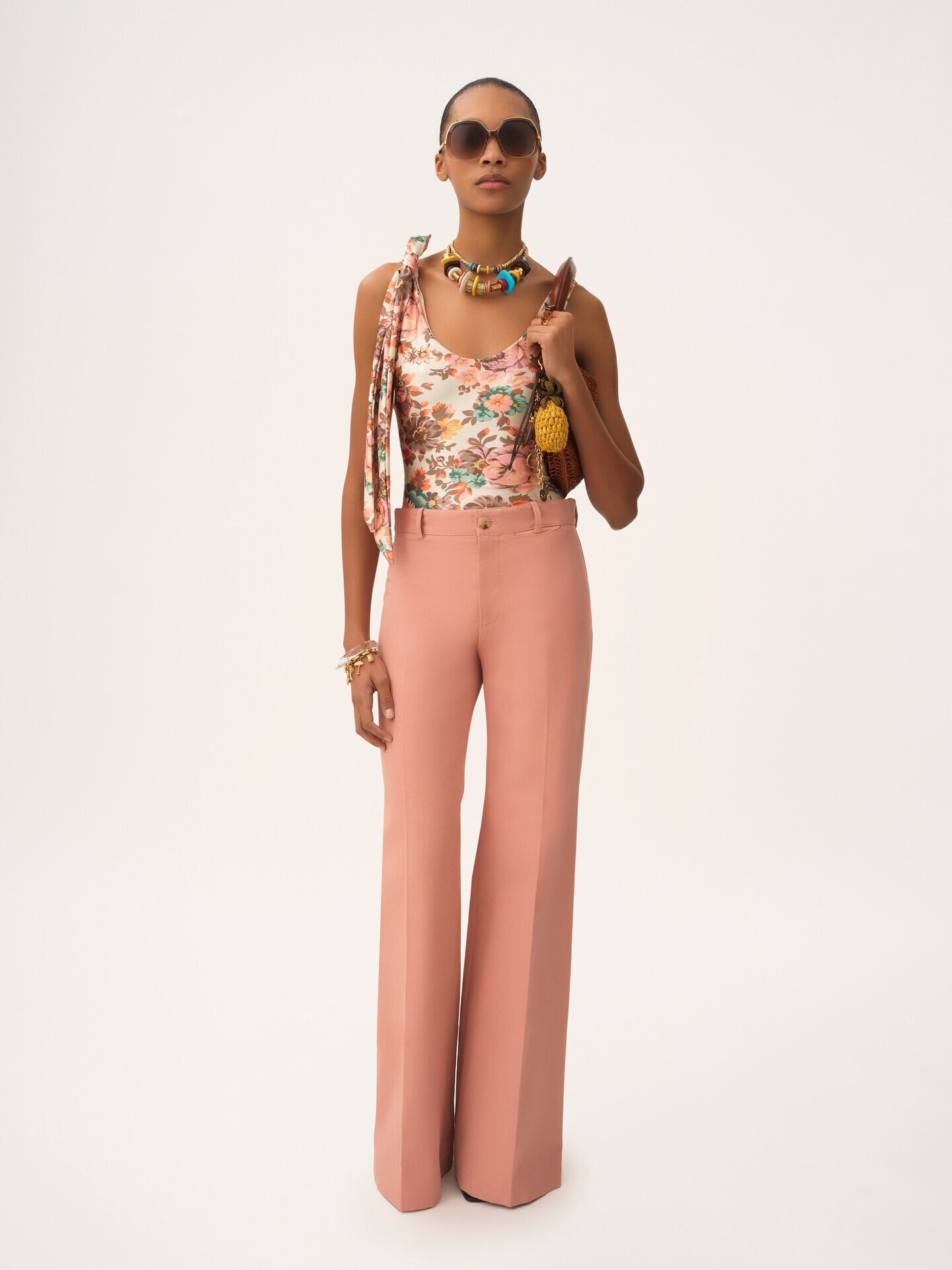 Knotted-strap one-piece swimsuit - 3