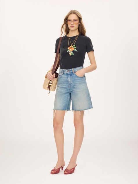 Baby fit logo T-shirt in cotton jersey