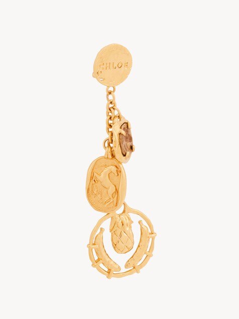 The Chlo&eacute; Medals earrings