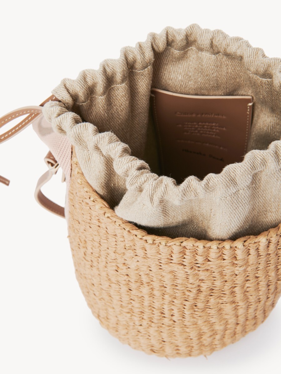 Small Woody basket in natural fibres - 7