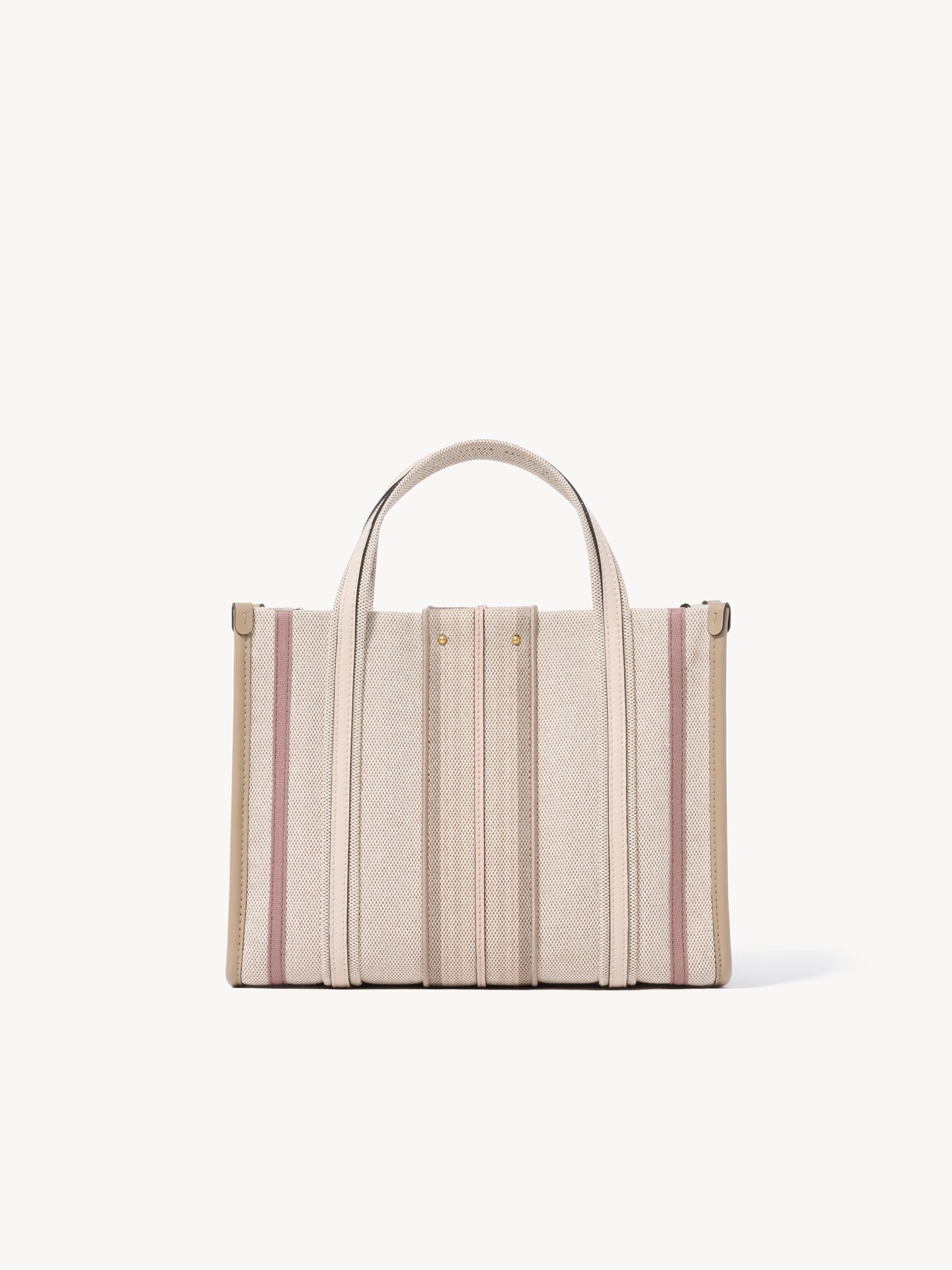 Small Woody Loop tote bag in canvas - 4.0