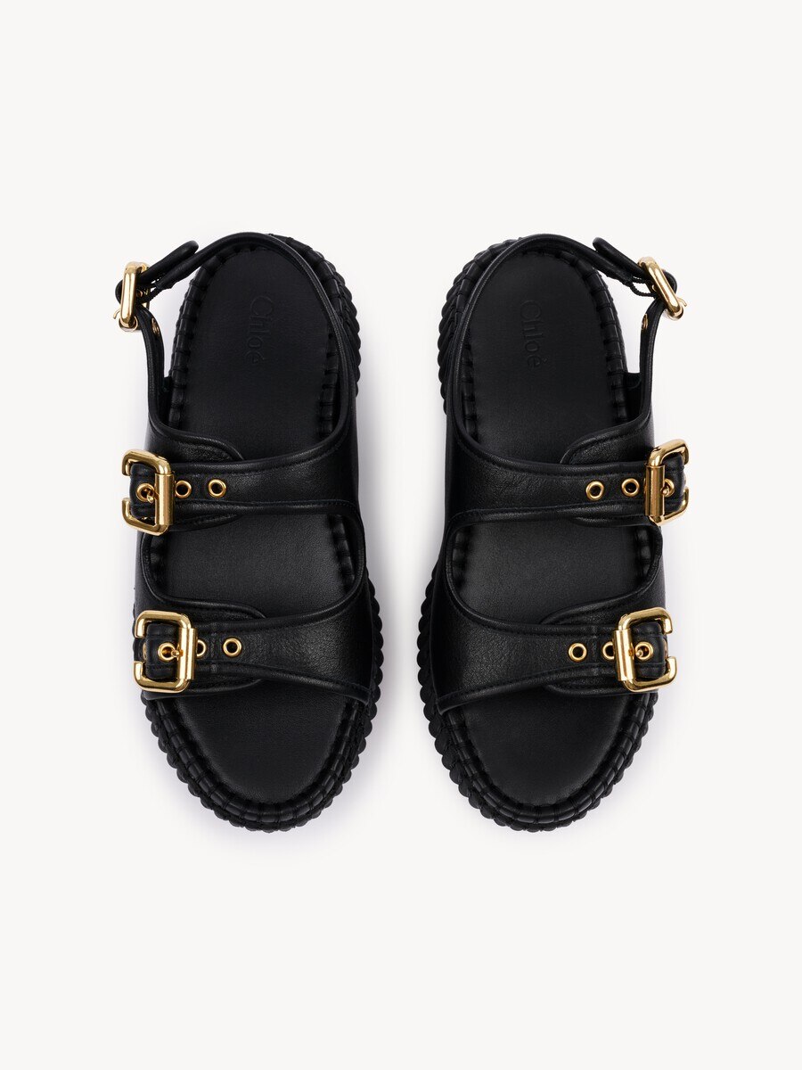 Nama Sandalen mit Keilabsatz - 4