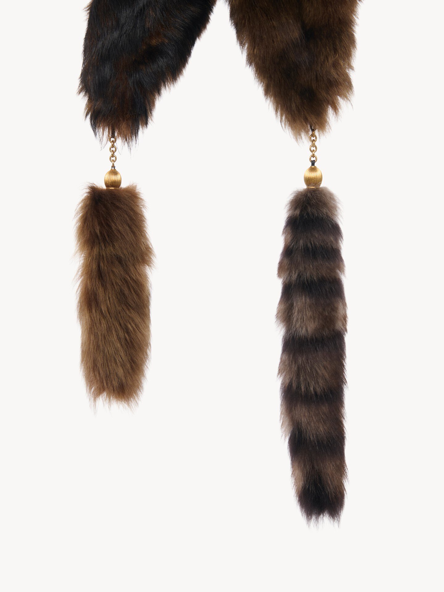The Treasure Tails scarf in shearling - 2.0
