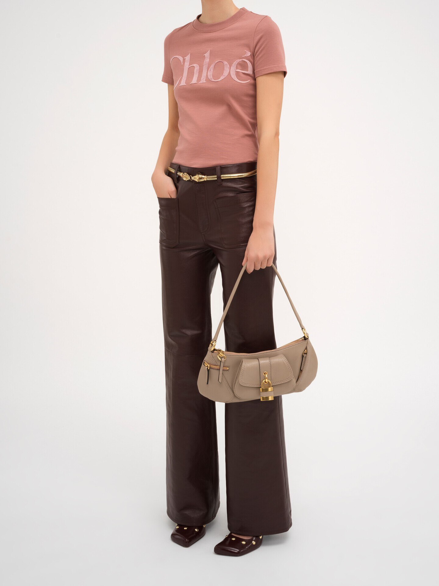 그레인드 가죽 The 99 숄더 백 - 8