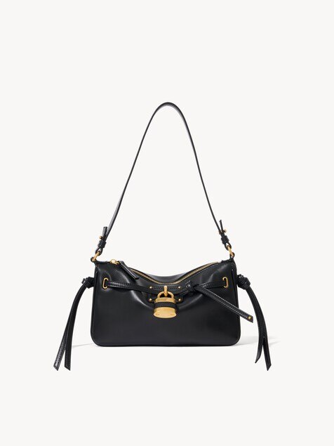 Minibolso pouch Paddington Sling con correa de cuero suave