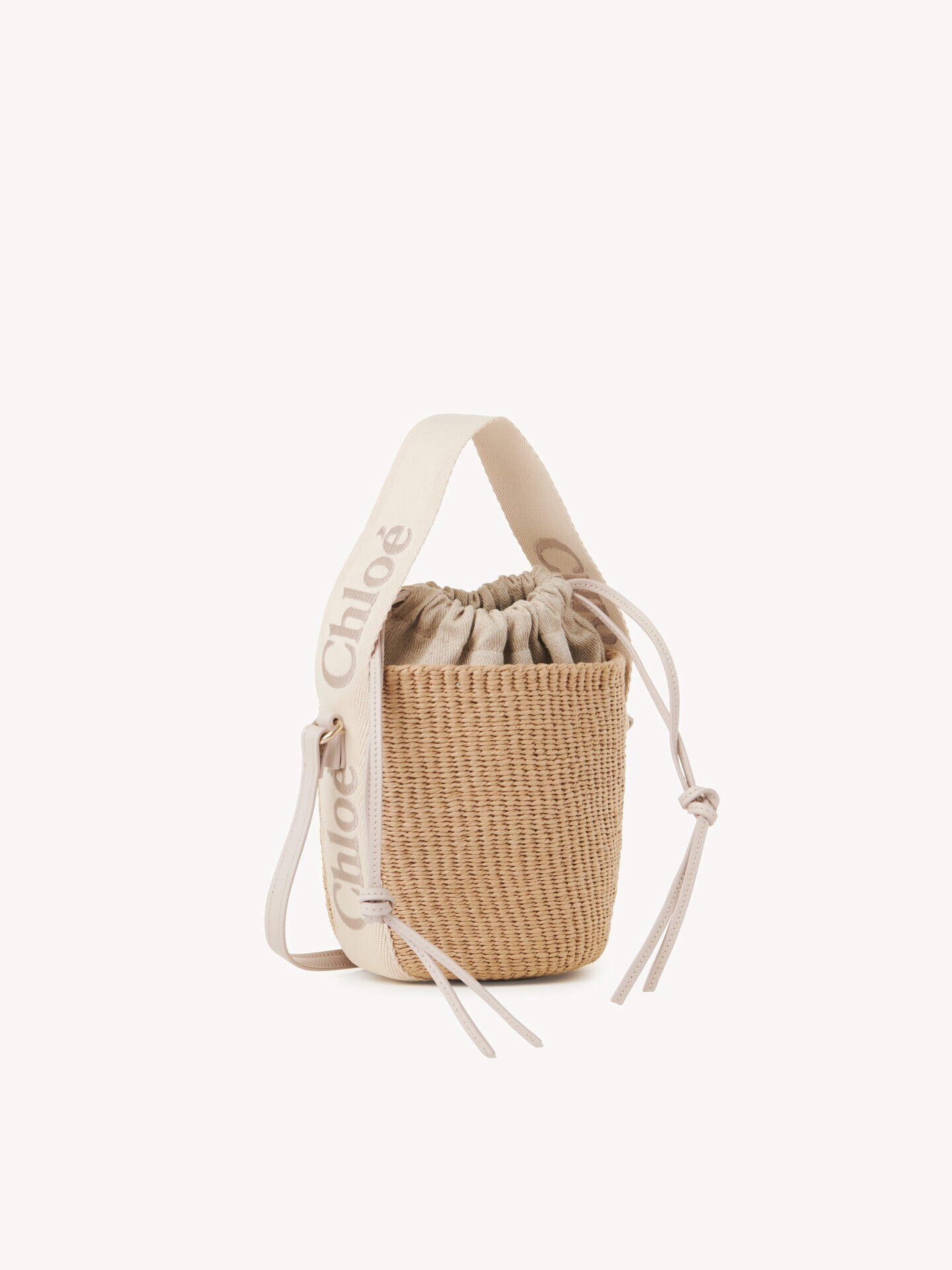 Small Woody basket in natural fibers - 2