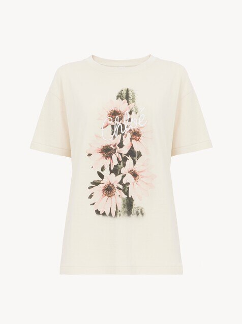 Generous logo T-shirt in cotton jersey