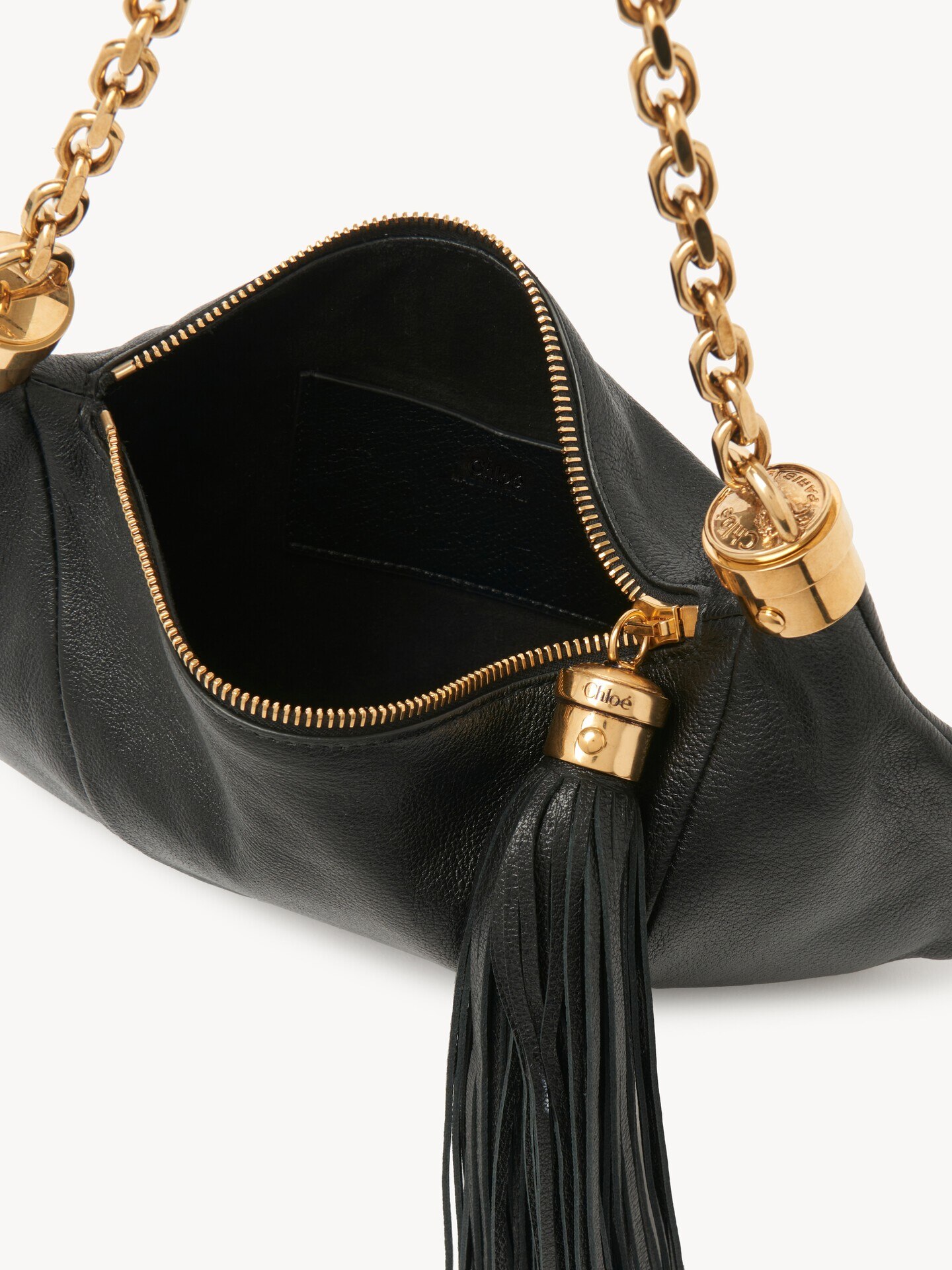 Small Chlo&eacute; Foulard shoulder bag in grained leather - 6