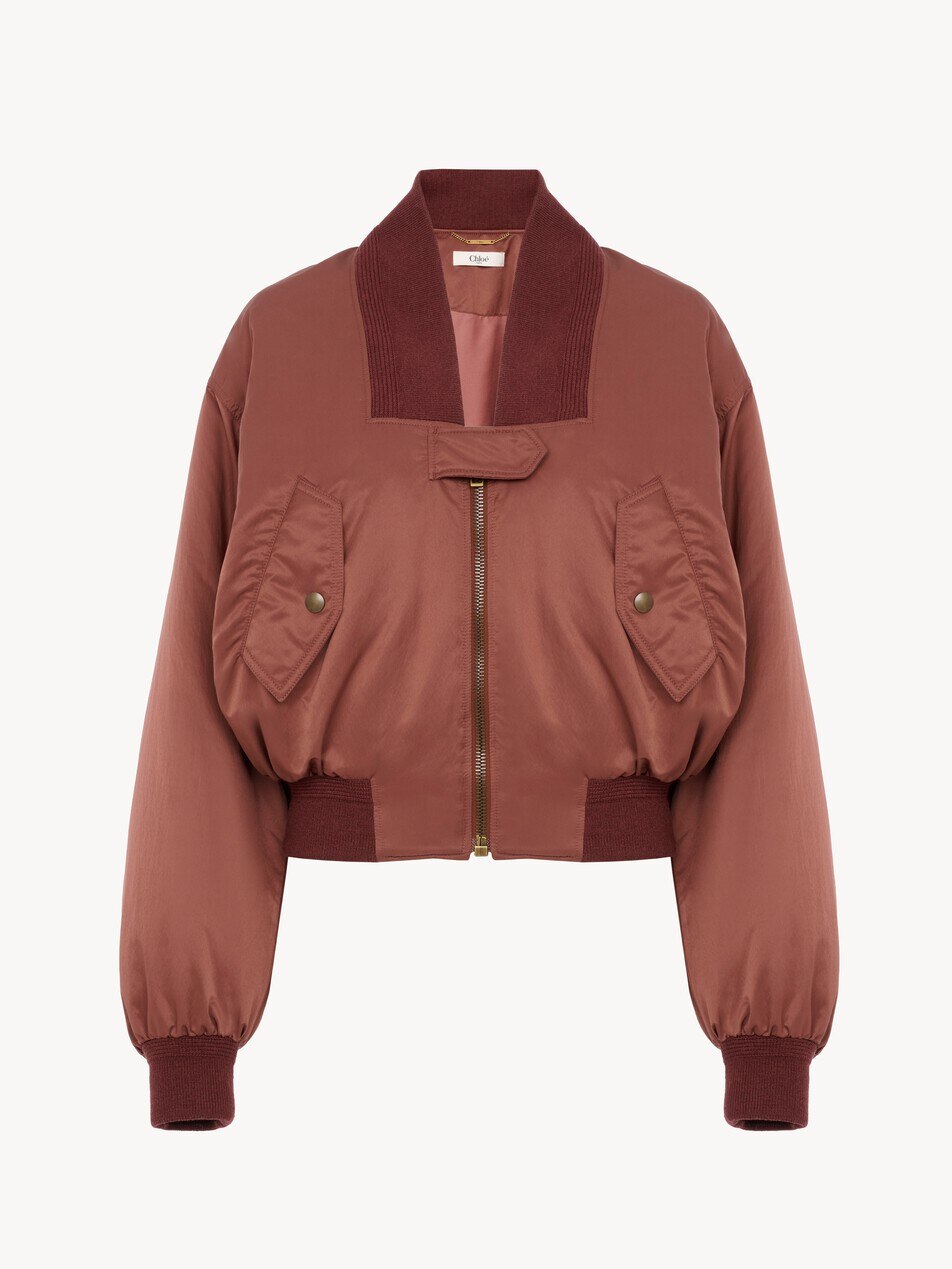Veste bomber en nylon