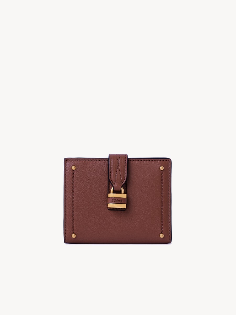Paddington square wallet in grained leather - 2
