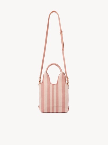 Mini Chlo&eacute; Stripy tote bag in jacquard - 5