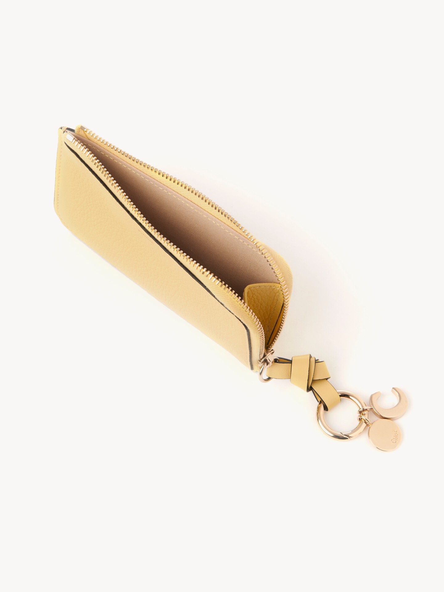 Alphabet wallet in grained leather - 3