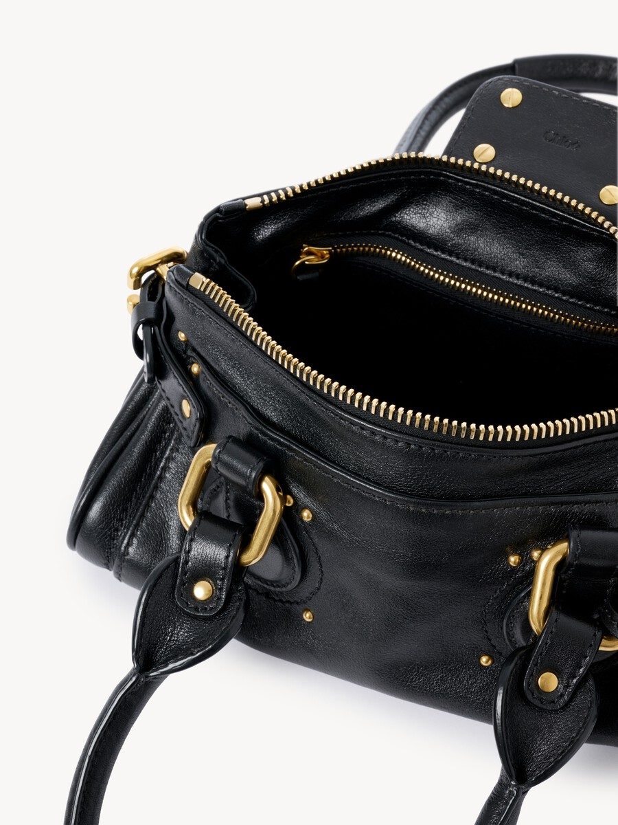 Small Paddington bag in grained leather - 7