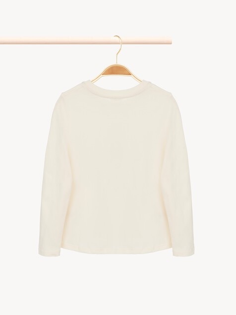 Kids' long-sleeve logo top