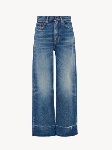 Jean bootcut en denim