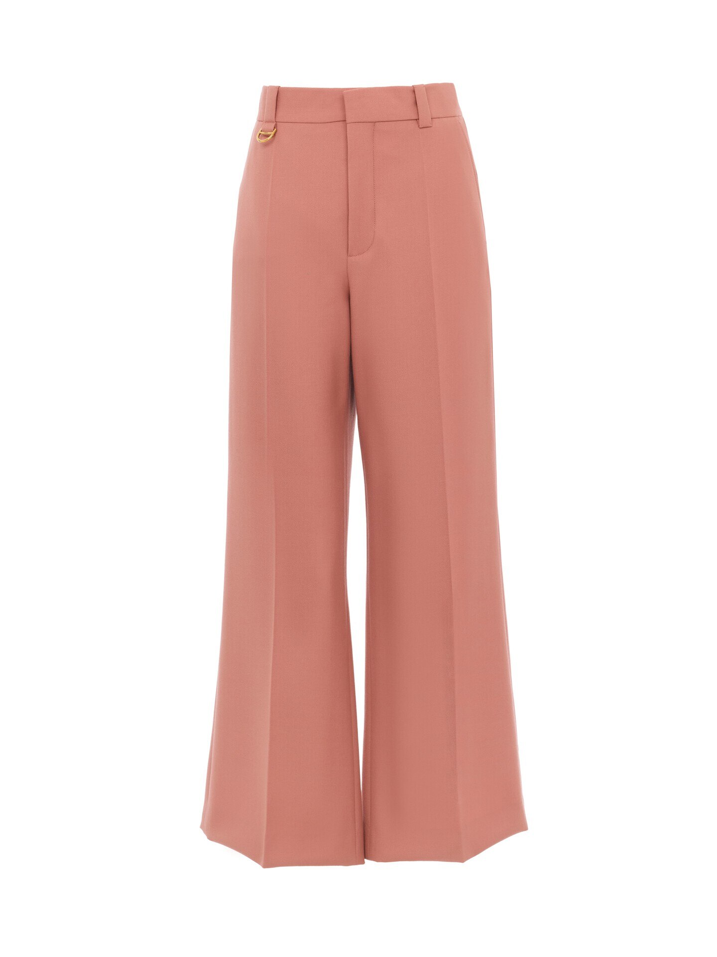 ウールギャバジン製フレア ブーツカット パンツ ピンク - Chloé