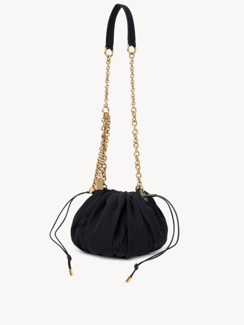 Chlo&eacute; Pliss&eacute; Schultertasche mit Kette aus Nylon