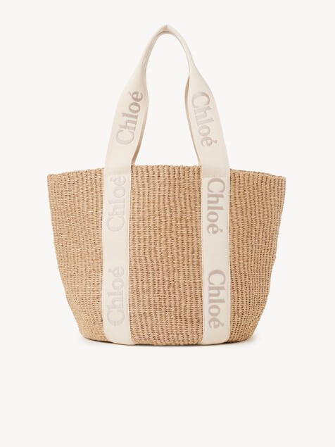 キャンバス製Chloé Carryトートバッグ 茶色 - Chloé