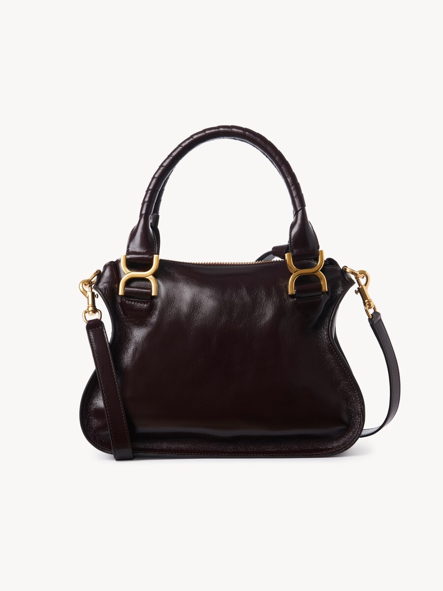 Small Marcie bag in shiny leather - 4