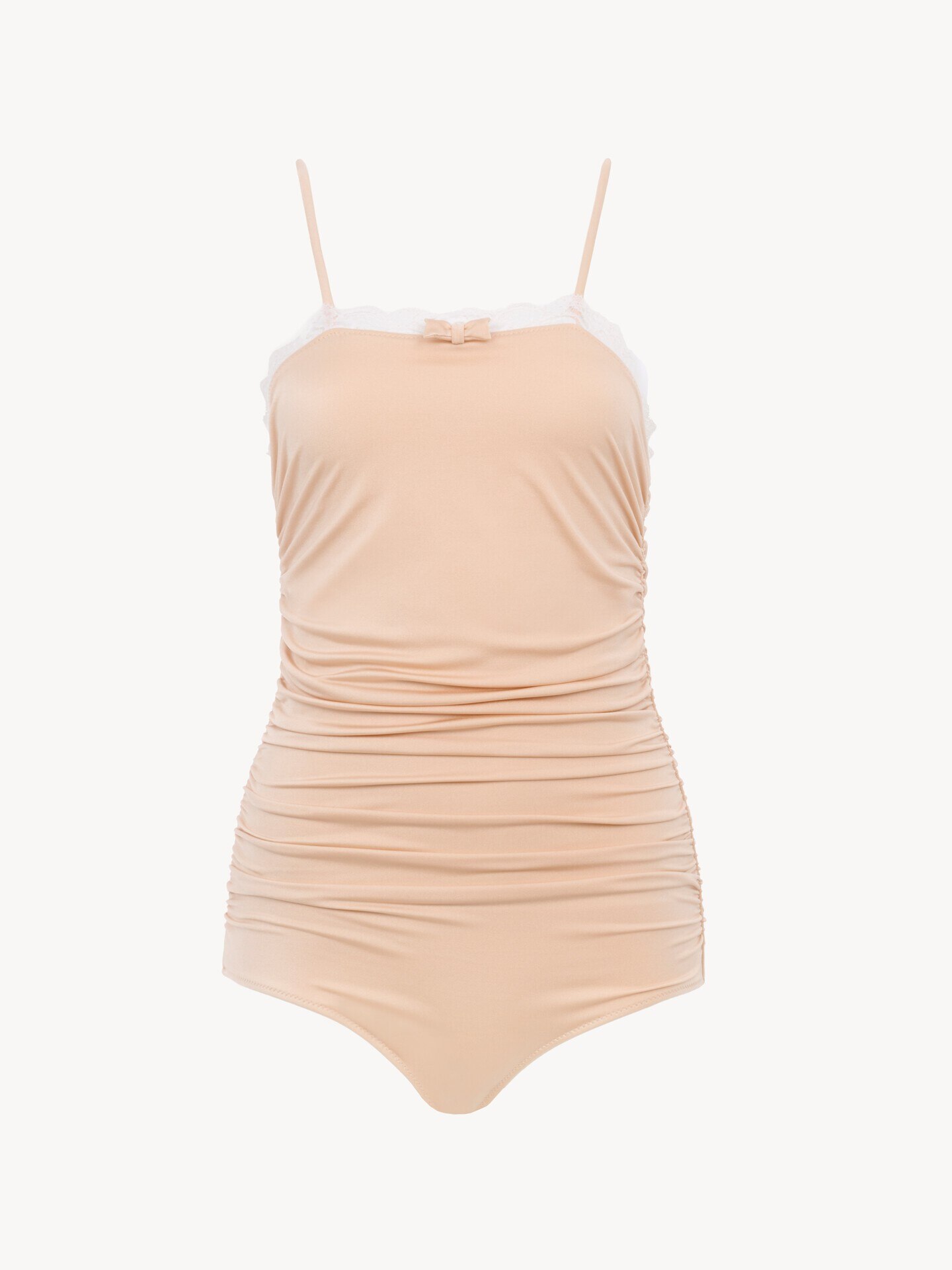 Body mit Spitzenbesatz und R&uuml;schen - 2