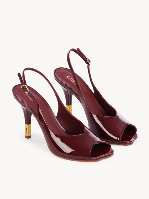 Heeled Flower Sandal