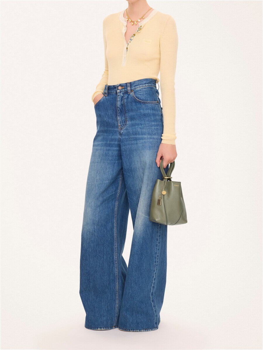 Bolso tote Chlo&eacute; Spin peque&ntilde;o de cuero granulado - 8