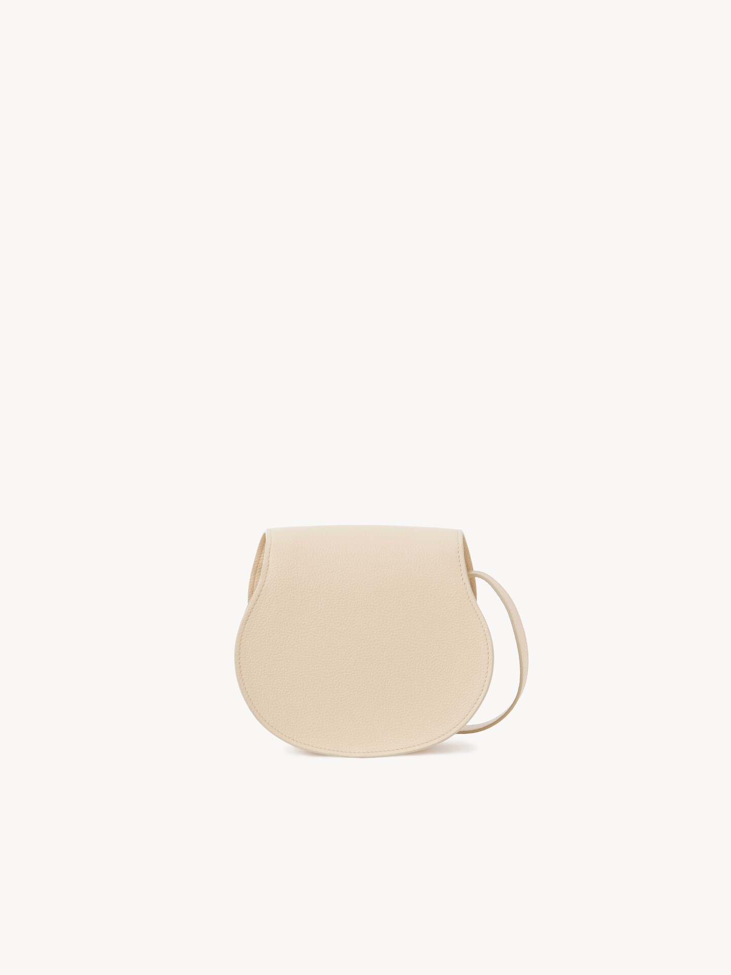 Bolso saddle peque&ntilde;o Marcie de cuero granulado - 5