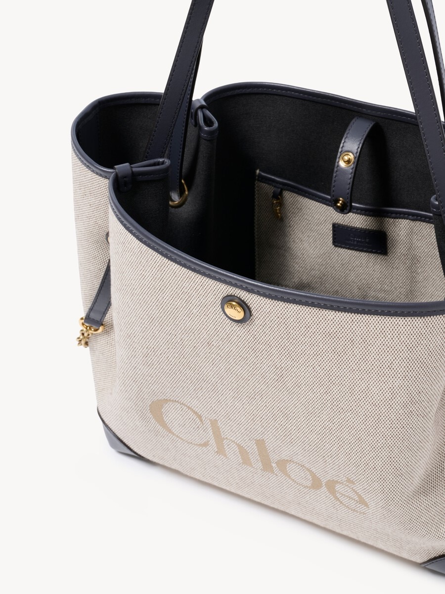 Chlo&eacute; Clover double carry bag in canvas - 6