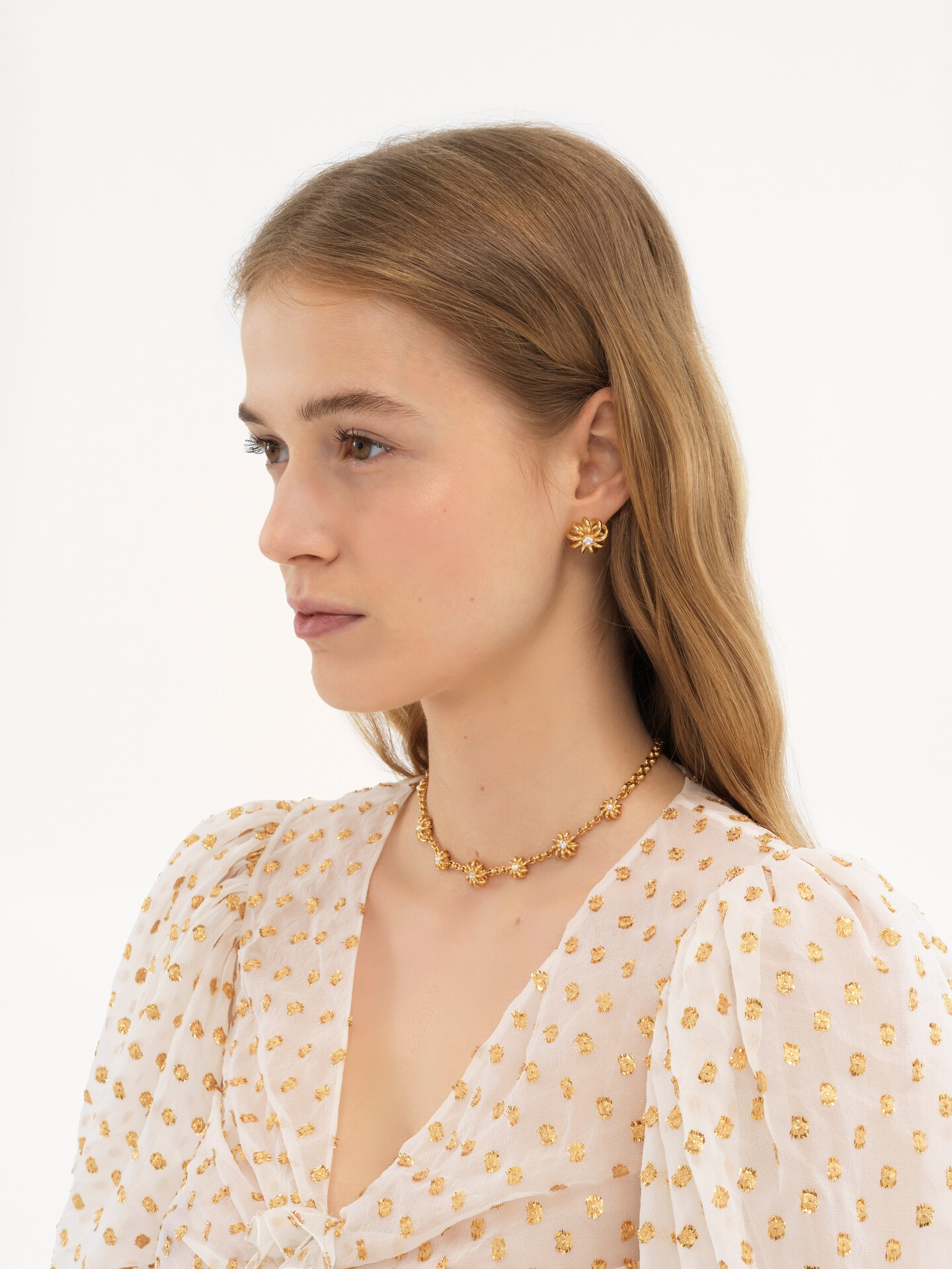 The Chlo&eacute; Mechanical Flowers earrings - 3