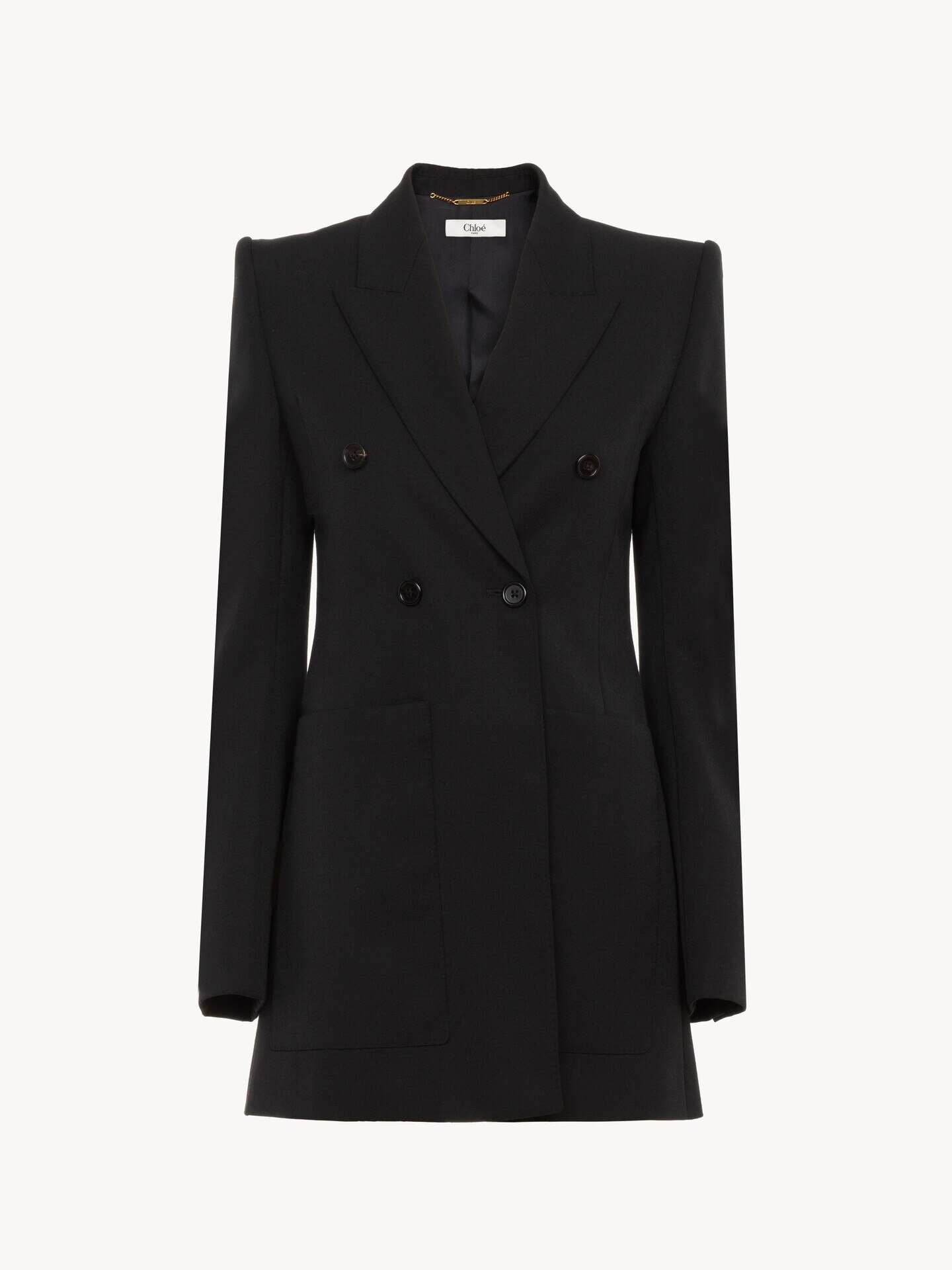 Chaqueta de sastre de lana grain de poudre - 1