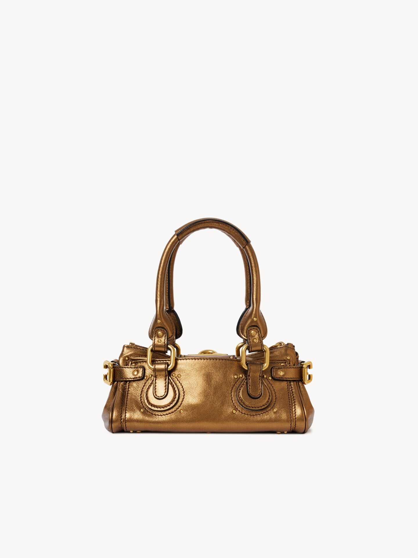 Small Paddington bag in metallized leather - 6