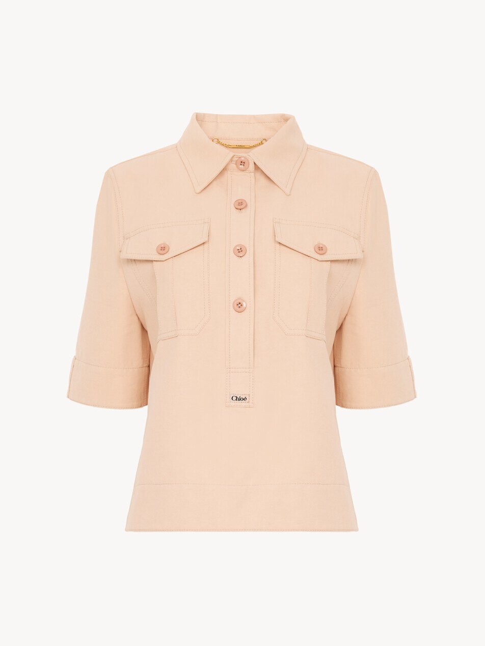 Polo shirt in cotton gabardine - Packshot