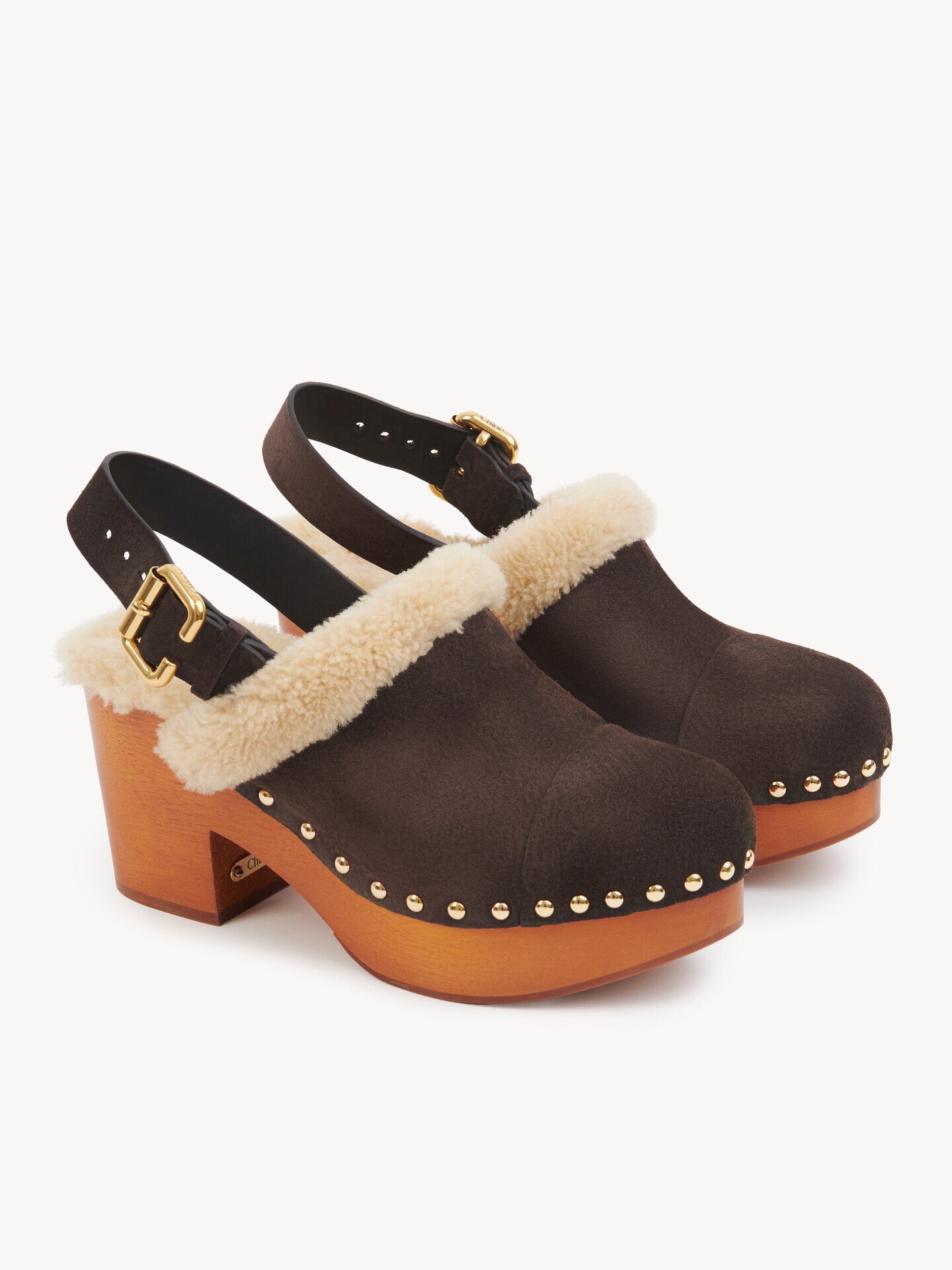 Jeannette Clog mit Keilabsatz - 4