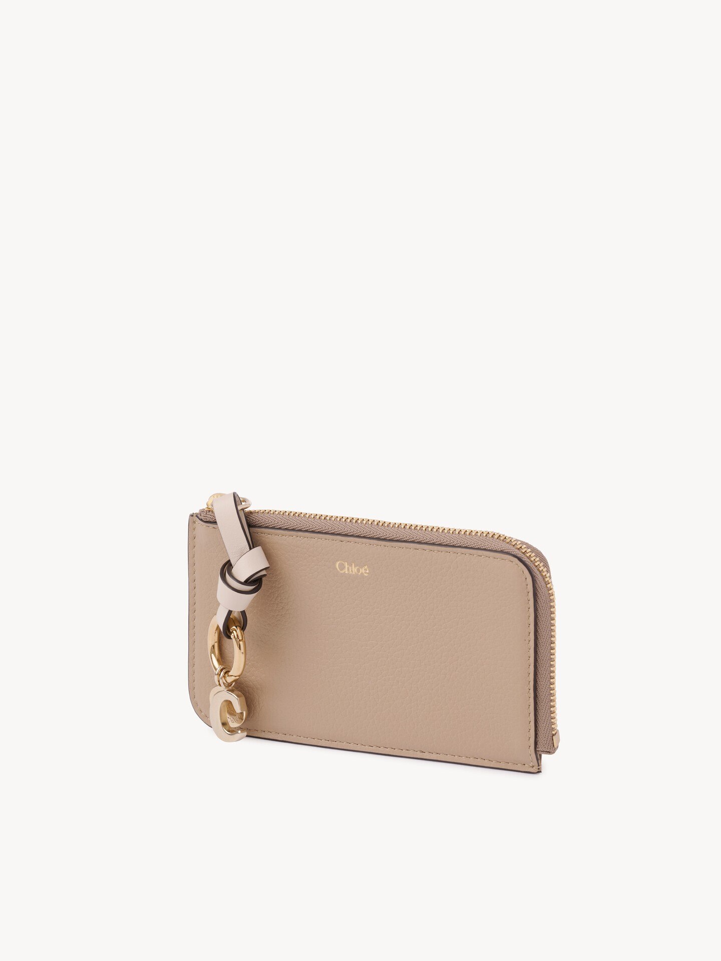 Alphabet wallet in grained leather - 3