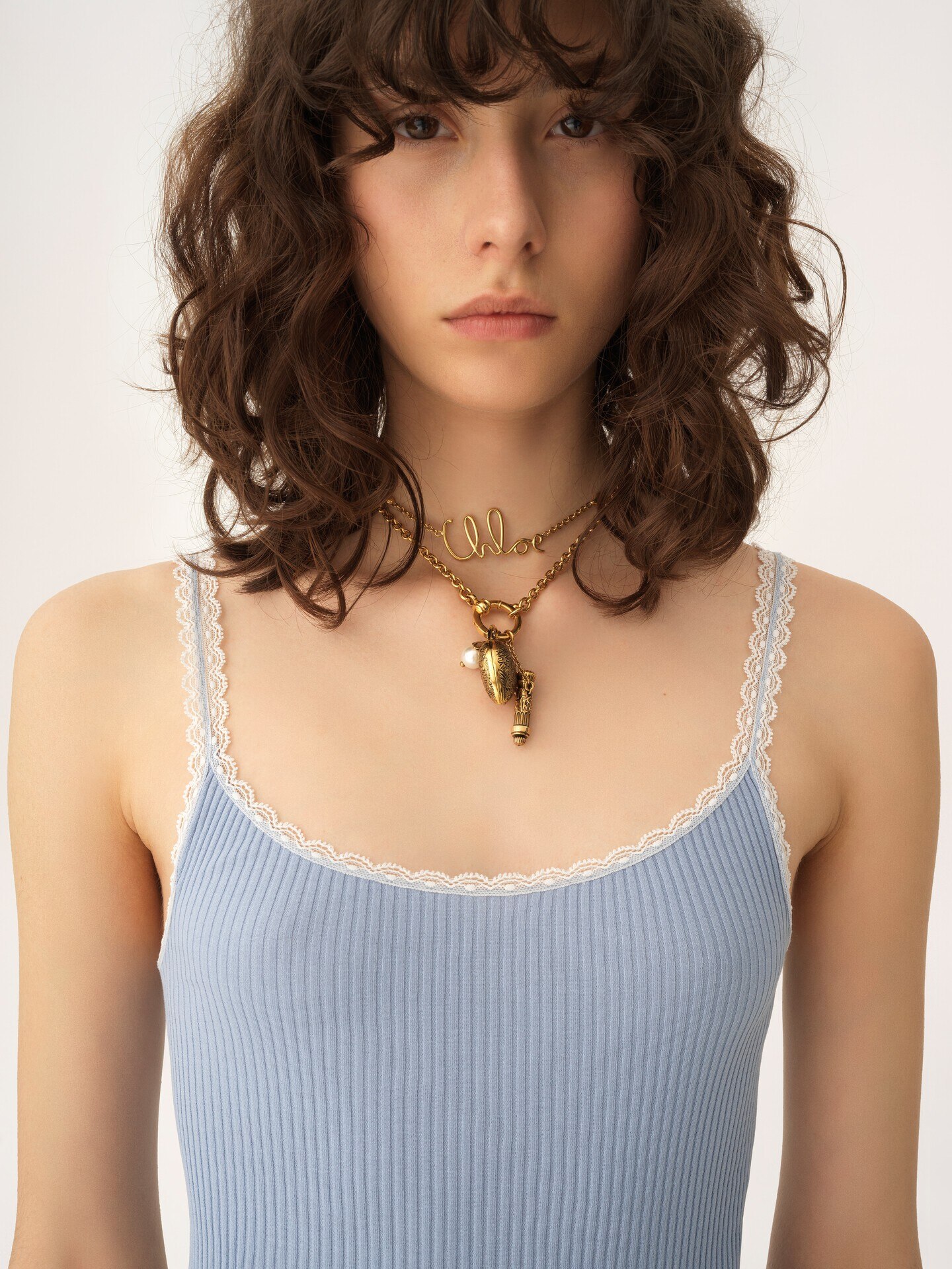 Fitted tank top in cotton - 6