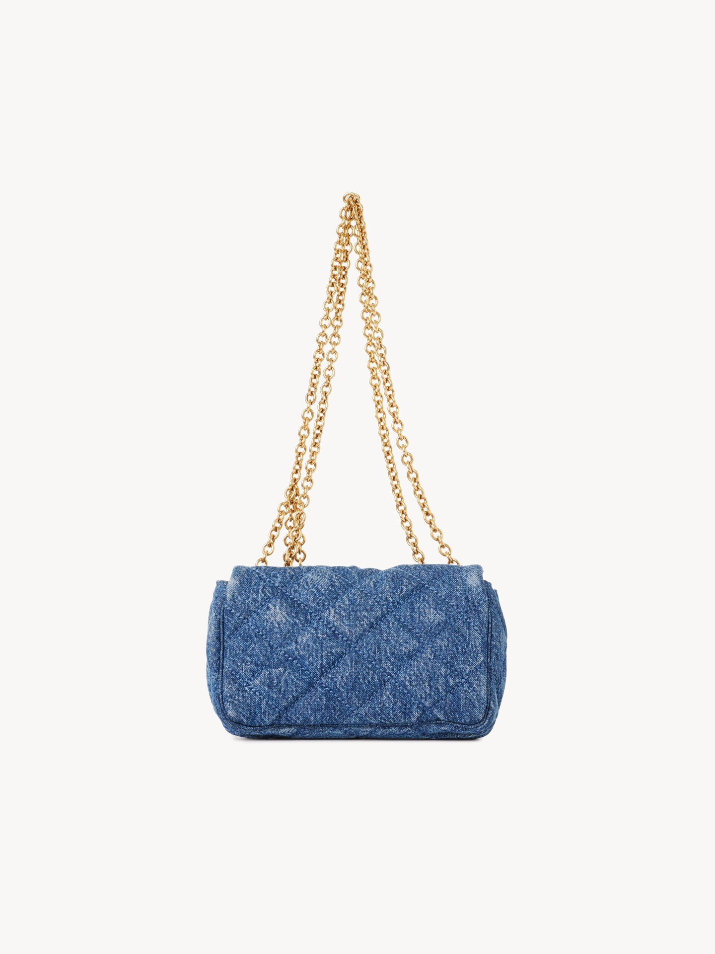 Small Chlo&eacute; Heritage shoulder bag in denim - 5
