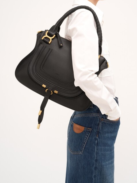 Marcie bag in grained leather