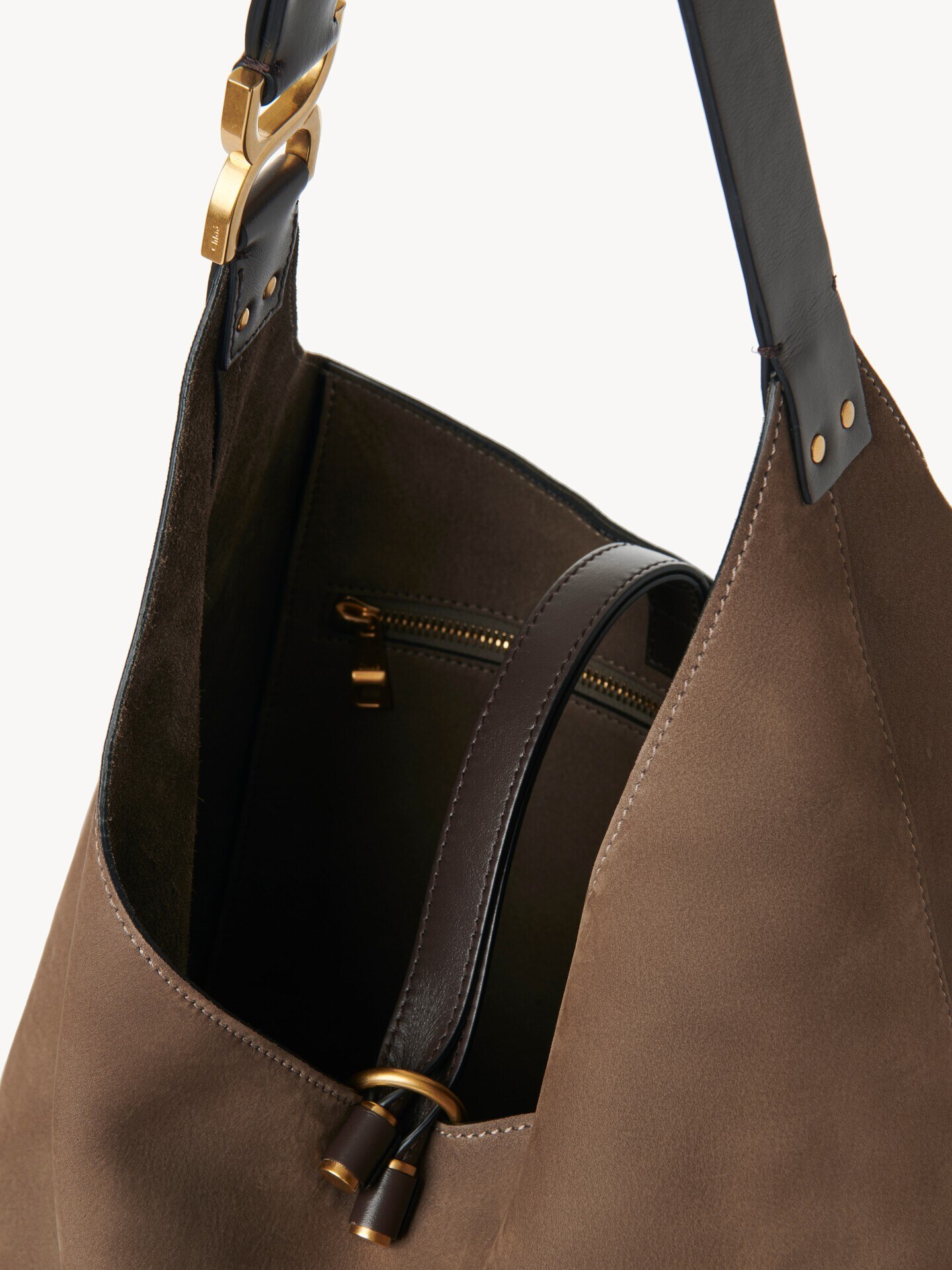 Marcie hobo bag in nubuck leather - 7