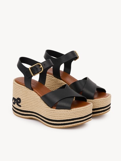 Chlo&eacute; Sand wedge sandal