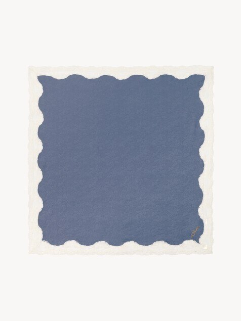 The Chlo&eacute; Poetic square scarf in silk & lace