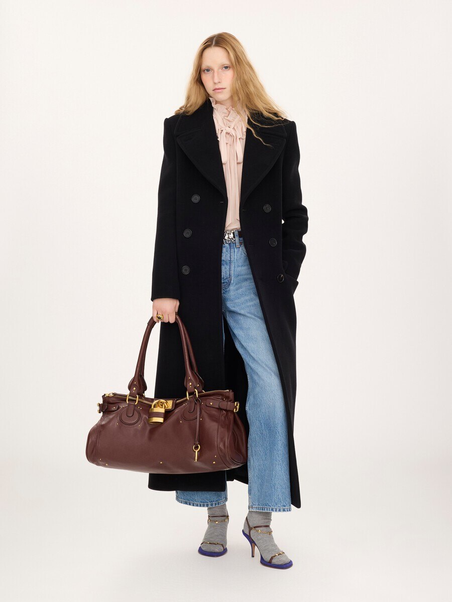 XL Paddington weekender bag in grained leather - 8