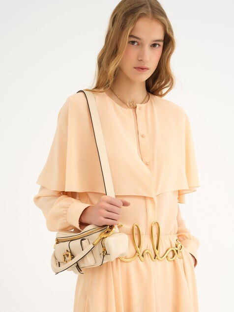 Petit sac Camera bag en cuir brillant