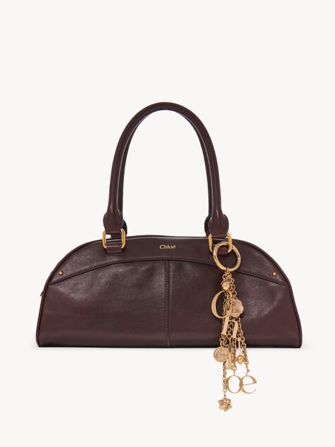Sac Chlo&eacute; Bowling en cuir lisse